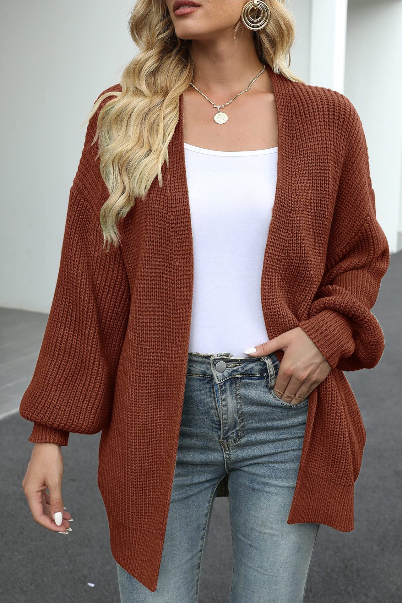 Jasna | Cardigan d'hiver tendance et élégant