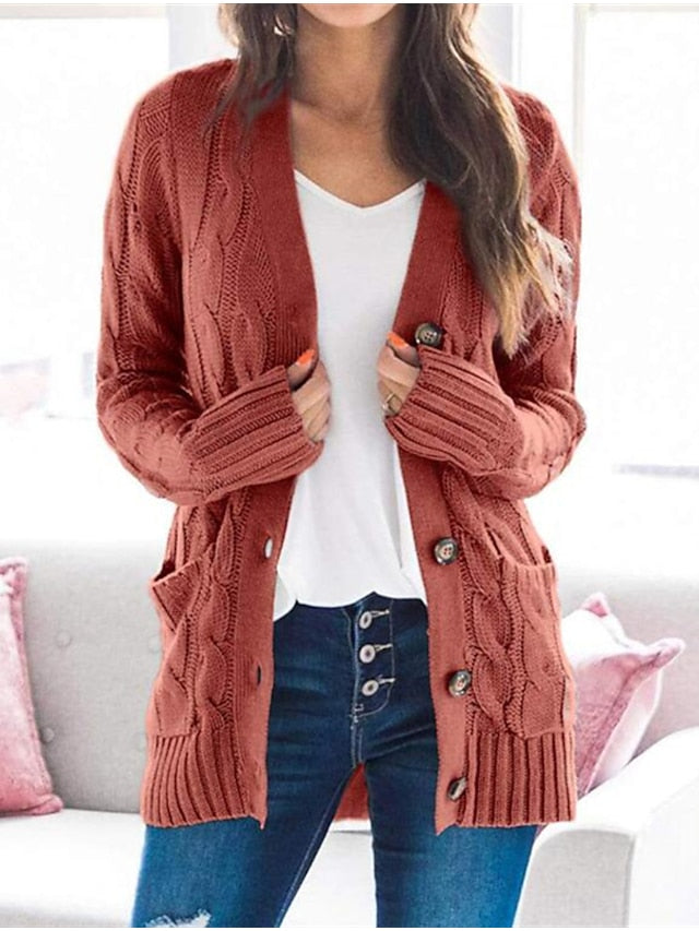 Daya | Cardigan d'hiver décontracté et intemporel